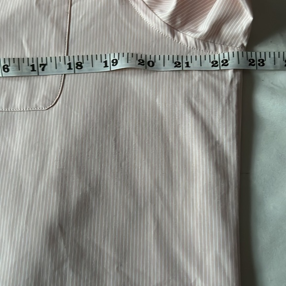 Realities 100% Cotton Long Sleeve Shirt Top Button Down Pale Pink EUC Size 16 - Picture 8 of 9